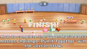 Super Mario Party Joycon Button Mashing Master Challenge Help Pull It Together Youtube