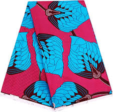 Amazon.com: Alina Belle Ankara African Wax Print Fabric Kente Fabric Dutch  African Wax Fabric (6 Yards, A23)