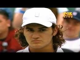 The longer their hair, the better they were. Roger Federer First Battle In Wimbledon 18 Years Old Youtube