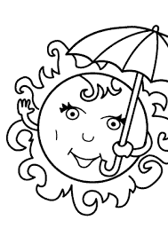It clearly shows you how the sun emits almost every color, bu. Summer Coloring Pages With Sun For Kids Seasons Coloring Pages Printable Free