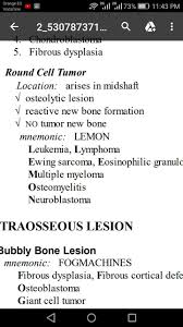 Round Bone Tumors Lemon Ewing S Sarcoma Tumor Sarcoma