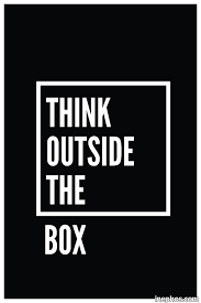Think Outside The Box Inspirational Poster 12 X 18 Inch Inephos Inspirational Posters Design Quotes Startup Poster
