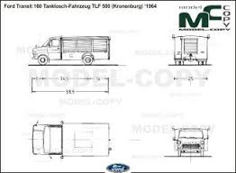 Ford Transit 160 Tanklosch Fahrzeug Tlf 500 Kronenburg 1964 Blueprints Ai Cdr Cdw Dwg Dxf Eps Gif Jpg Pdf P Ford Transit Daimler Benz Blueprints