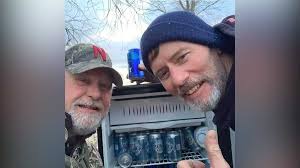 Two men find fridge full of ice-cold beers in devastating Nebraska flooding