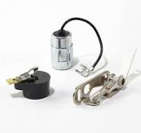 2-, 4-, & 6-Cylinder Delco Distributor (with Clip on Cap) PCR Tune-Up Kit  (Points, Condenser, Rotor)
