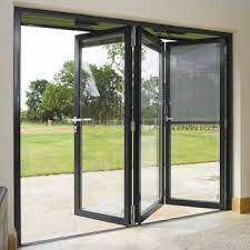 Ltl home products hsmetro3280betq spectrum metro frosted plexiglas accordion folding door, 36 x 80 inches, beech turquoise. Accordion Style Folding Patio Glass Door Costs 2021 Benefits Prices Of Installing An Exterior Bifold Patio Door