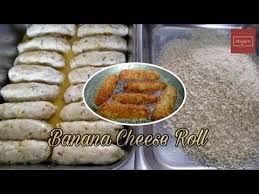 Banana Cheese Roll Kitchenet Ph Youtube Cheese Rolling Snacks Food