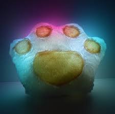 Led Paw Pillow Bright Led Lights Eternity Led