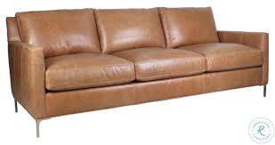 Topeakmart sleeper sofa couch bed daybed faux leather couches and sofas foldable futon couch sets living room home furniture brown. Georgetowne Newport Camel Sofa From Leather Italia Coleman Furniture
