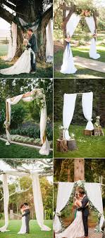 Diy wood wedding arbor — the sorry girls. 25 Chic And Easy Rustic Wedding Arch Altar Ideas For Diy Brides Elegantweddinginvites Com Blog