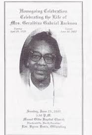 Mrs Geraldine Gabriel Jackson (1928-2002)