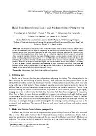 Roles of government agencies, halal enforcement, challenges, halal industry. Pdf Halal Food Issues From Islamic And Modern Science Perspectives Nurrulhidayah Ahmad Fadzlillah Academia Edu