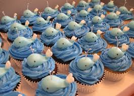 Whale Cupcakes Cake Decorating Community Cakes We Bake Whale Baby Shower Theme Whales Baby Shower Baby Shower Cupcakes