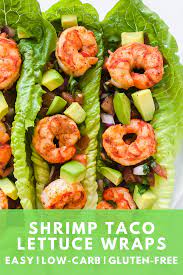 Shrimp Taco Lettuce Wraps Lettuce Wrap Recipes Lettuce Tacos Lettuce Wraps Healthy