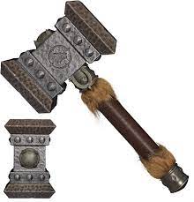 Amazon.com: SV from Wow War Ogrim Doomhammer, Real Metal 1:1 Replica Weapon  Prop 22 inches : Toys & Games