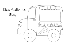 Ice Cream Coloring Pages Free Printable Ice Cream Coloring Pages Coloring Pages Truck Coloring Pages
