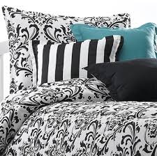 Damask swirl black black and white monochrome sateen duvet cover by roostery. Black White Damask Bedding Set My Decorating Tips