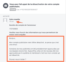 Compte Publicitaire Facebook Desactive Comment Le Reactiver
