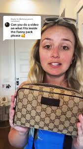 Replying to @Melissaryane this fanny pack fits everything i need and then  some! #gucci #fannypack