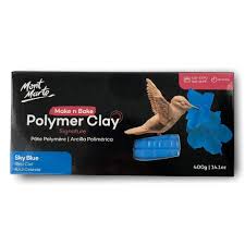 Find polymer clay, mediums, tools and more! Mont Marte Make N Bake Polymer Clay 400g Block Sky Blue