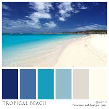 Tropical Beach Color Scheme Freemarket Design Beach Color Schemes Beach Color Palettes Beach Color