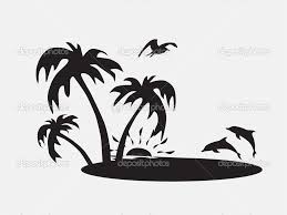 Beach Black And White Palm Tree Clip Art Palm Tree Clip Art Silhouette Yahoo Image Search Results Beach Silhouette Silhouette Clip Art Silhouette Art