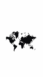 Wereldkaart Poster Zwart Wit Achtergronden Tumblr Achtergronden Wallpaper Achtergronden