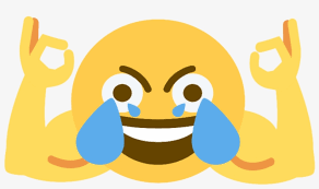 Crying Laughing Emoji Meme Distorted Open Eye Crying Laughing Emoji Free Transparent Png Download Pngkey