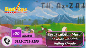 Corak bergaris antara mainan dalam fesyen, garis melintang buat anda lebih tampak lebar, manakala garisan menegak beri ilusi lebih langsing dan tinggi. Corak Lukisan Mural Sekolah Rendah Paling Simple Lukisan Tembok