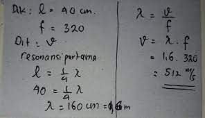 Check spelling or type a new query. Sebuah Kolom Udara Memiliki Panjang 40cm Jika Garpu Tala Mempunyai Frekuensi 320 Hz Maka Besarnya Brainly Co Id