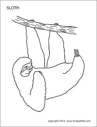 These sloth coloring pages for tweens and teens will be a great addition to these sloth activity sheets. Sloth Free Printable Templates Coloring Pages Firstpalette Com