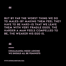 You may have heard of her because exactly a year ago, beyonce's hit single, flawless, was released and it included part of her speech on feminism. Chimamanda Ngozi Adichie Quotes Feminism Twitter Visitquotes