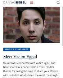 Thank you @canvasrebel for the interview! Link in bio