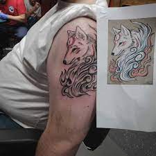 With a fenrir tattoo, you have a chance to be a bit more creative by depicting the beast breaking free of his chains or brandishing the sword that once held his jaws open. Top 63 Best Japanese Wolf Tattoo Ideas 2021 Inspiration Guide