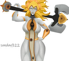 Dota 2's newest hero for patch 7.29 makes thor look puny. Dawnbreaker Art By Me Dota2