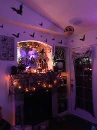 My Decorated Fireplace Halloween Room Decor Halloween Bedroom Decor Halloween Bedroom