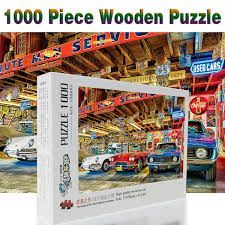 Whether you're stuck inside or simply bored at home, a good jigsaw puzzle can keep you entertained. 1000 Piece Children And Cars Jigsaw Puzzle Puzzles For Adults Learning Education Toys Hobbies Contemporary Puzzles