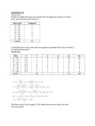 Contoh Soal Statistik