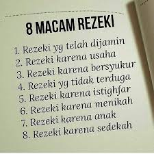 Macam Macam Rezeki Kutipan Pelajaran Hidup Kutipan Bijak Kata Kata Indah