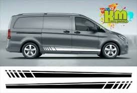 Mercedes Vito Custom Design Side Stripes Vinyl Sticker Graphics Decals Ebay