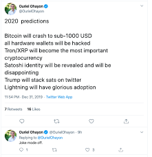 The migration of money from cash to digital continues apace and there has to be space there for services offering not. Bitcoin Price Will Crash Below 1k In 2020 Zengo Ceo Jokingly Predicts Bitcoin Price Bitcoin Predictions