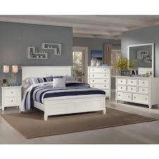White queen bed sets in a variety of styles: New Heritage Design Tamarack 4 Piece Queen Bedroom Set In White Nebraska Furniture Mart