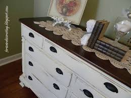 Please contact us, email or. Love The White With Brown Top Furniture Makeover Dresser Beautiful Dresser Furniture Makeover