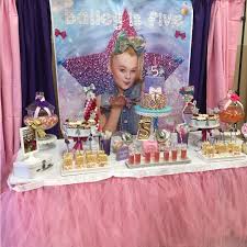 Birthday Ideas San Francisco Jojo Siwa 5th Birthday Sweets Table And Jojo Siwa Backdrop By Sweet Events Sf In San Francisco Kids Birthday Party Birthday Sweets Jojo Siwa