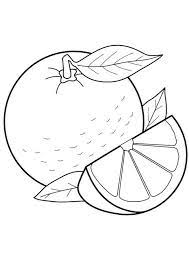 Download this running horse printable to entertain your child. Orange With Leaf Coloring Page For Kids Kids Printable Coloring Pages Leaf Coloring Page Fruit Coloring Pages