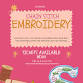 Chain Stitch Embroidery event in Sicklerville, NJ