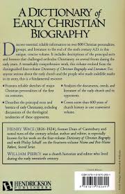 A Dictionary Of Early Christian Biography
