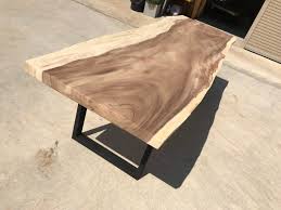 Live Edge Dining Table Acacia Wood Solid Slab Length Aa3 Long Etsy In 2020 Live Edge Dining Table Acacia Wood Table Table