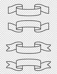 Ribbon Drawing White Banner Transparent Background Png Clipart Drawings Clip Art Bullet Journal Banner