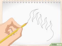 How to draw flames and smoke step by step? How To Draw Flames 13 Steps With Pictures Wikihow
